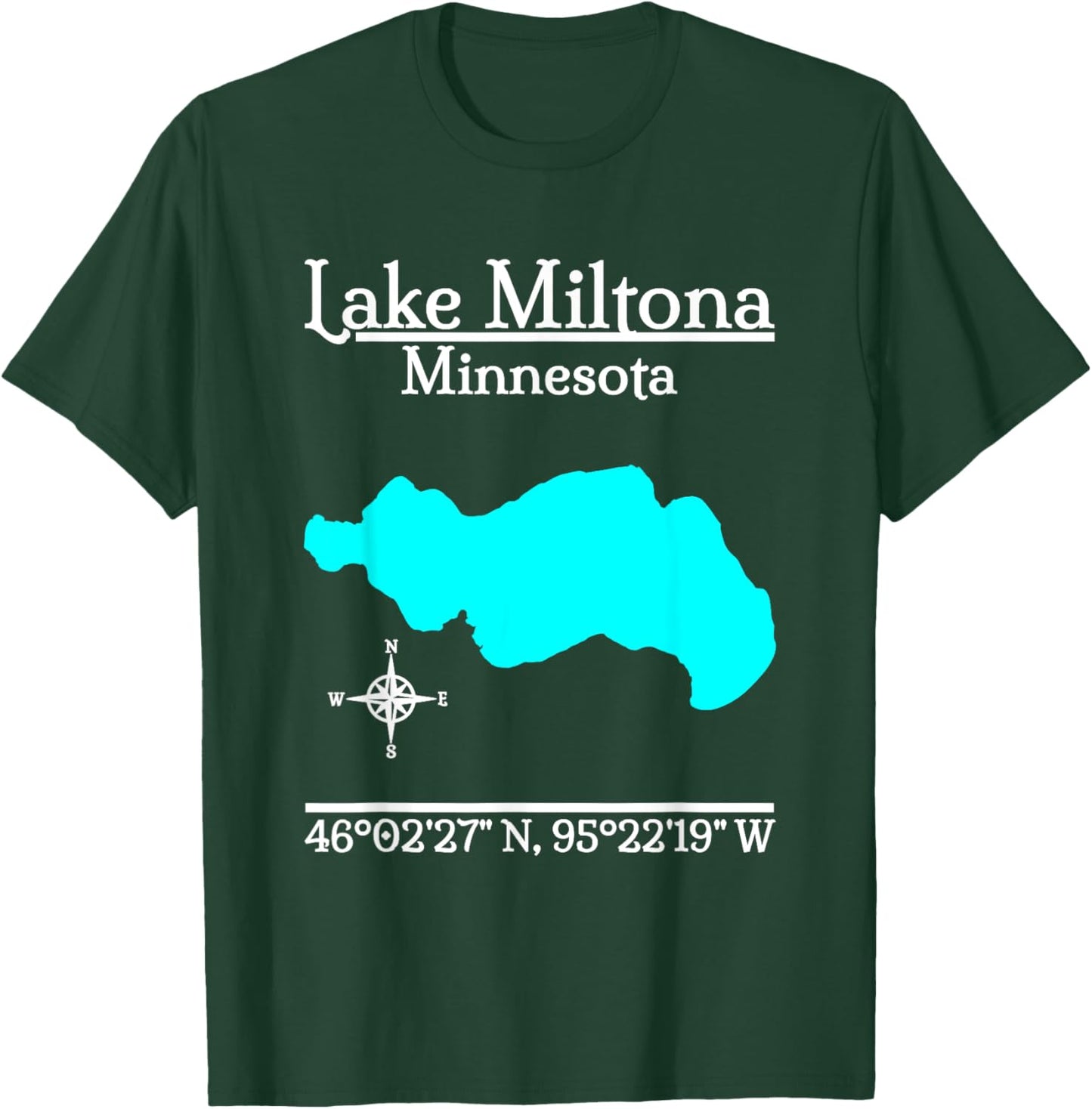 Lake Miltona - Minnesota T-Shirt - T-Shirt | Forest
