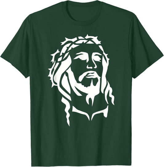 Jesus christ head T-Shirt - T-Shirt | Forest