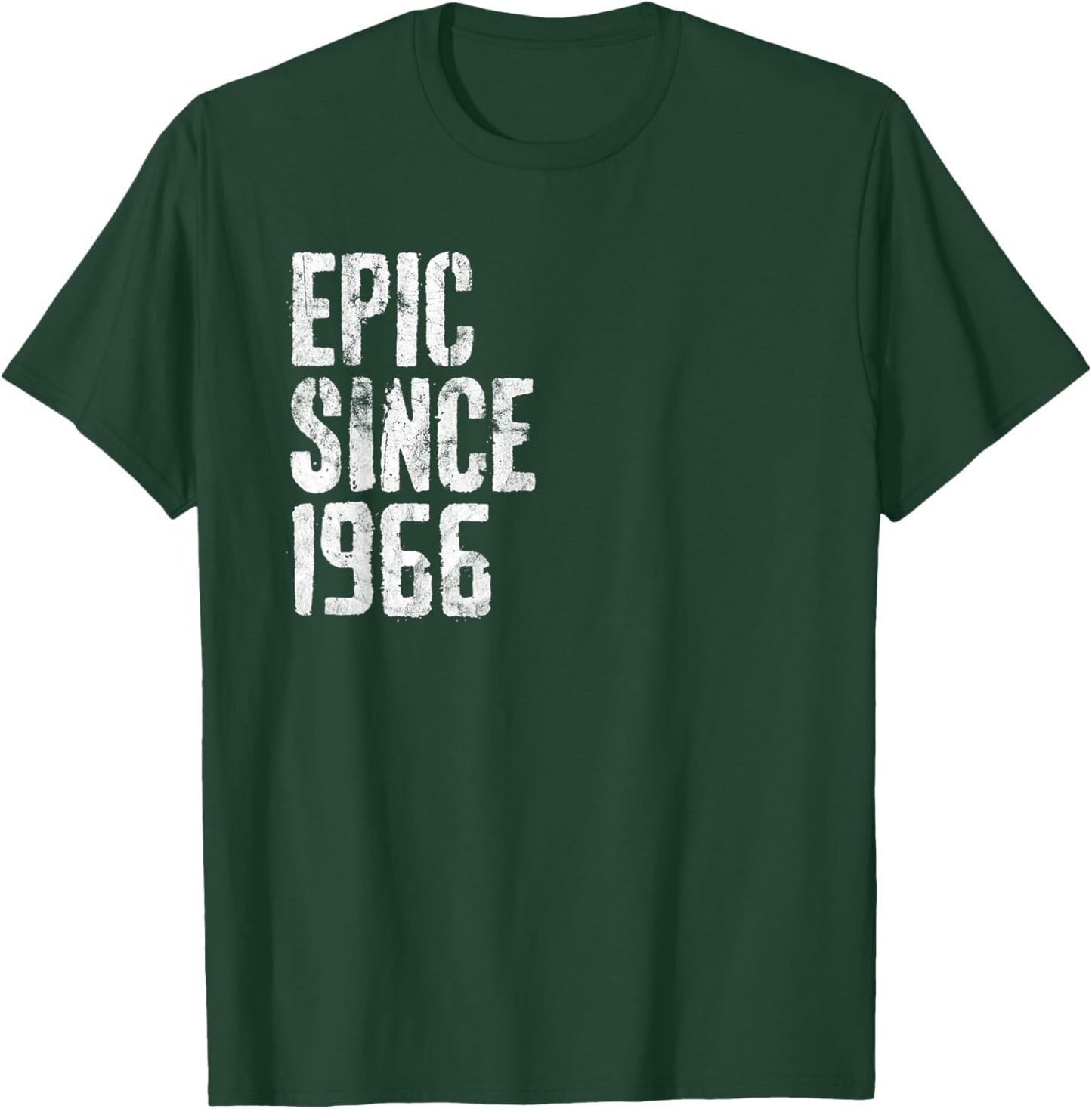 Epic Since 1966 58th Birthday Retro T-Shirt - T-Shirt | Forest