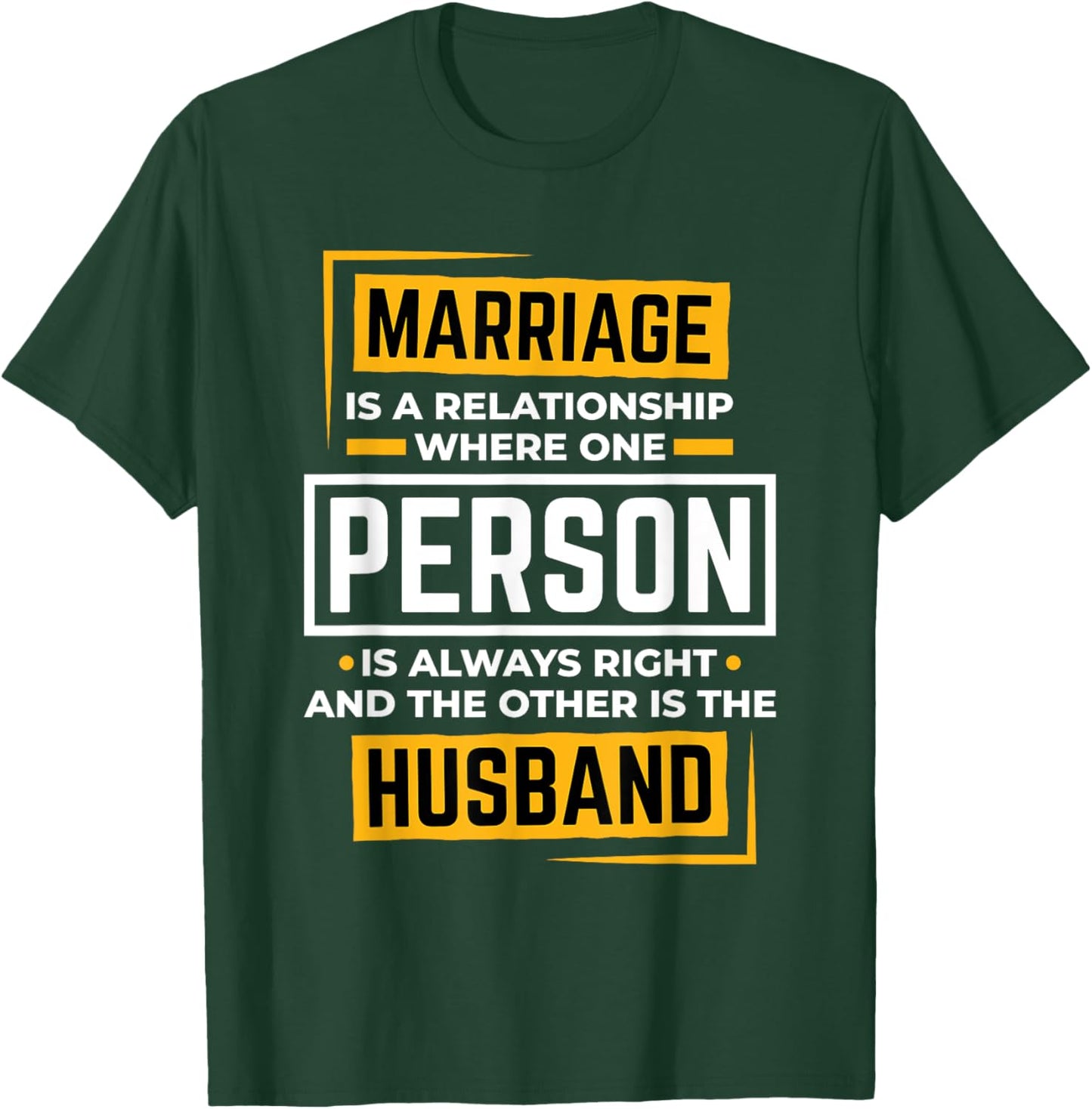 Funny Husband Wife Marriage is A Relationship Women T-Shirt - T-Shirt | Forest