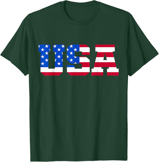 USA T-Shirt - T-Shirt | Forest