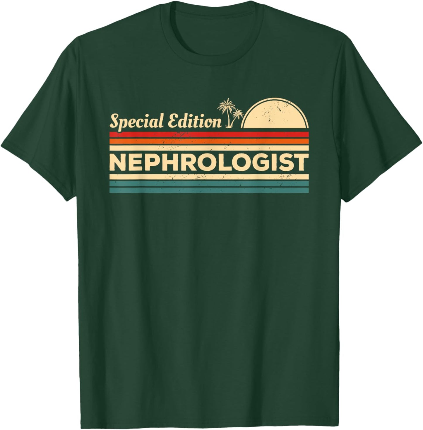 Vintage Special Edition Nephrologist Nephrology T-Shirt - T-Shirt | Forest
