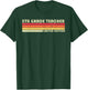 5TH GRADE TEACHER Funny Job Title Profession Birthday Worker T-Shirt - T-Shirt | Forest