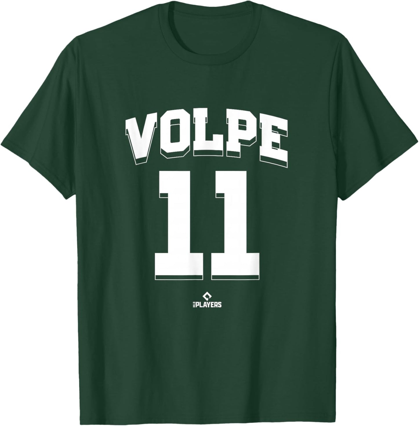 Anthony Volpe 11 New York MLBPA T-Shirt - T-Shirt | Forest
