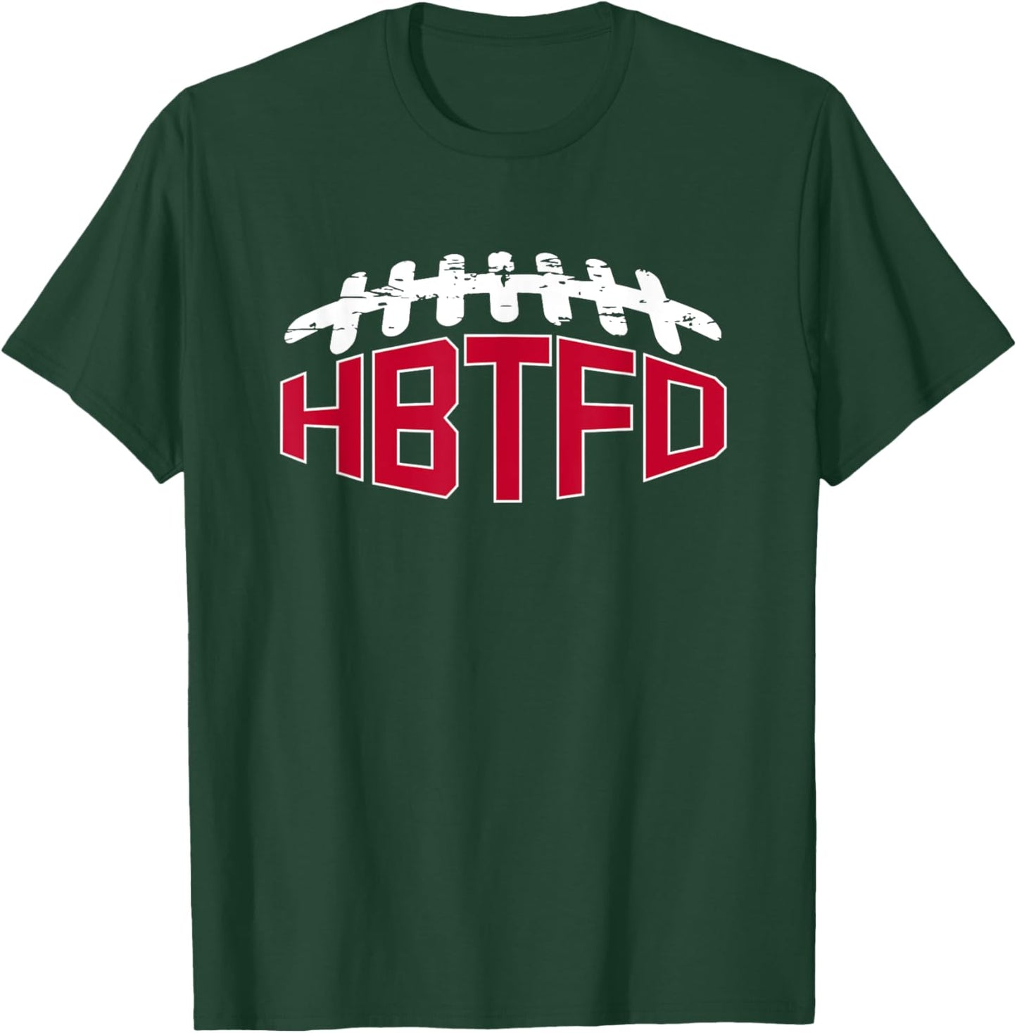 Football, USA HBTFD! Football - Black, Small - -Adults T-Shirt - T-Shirt | Forest