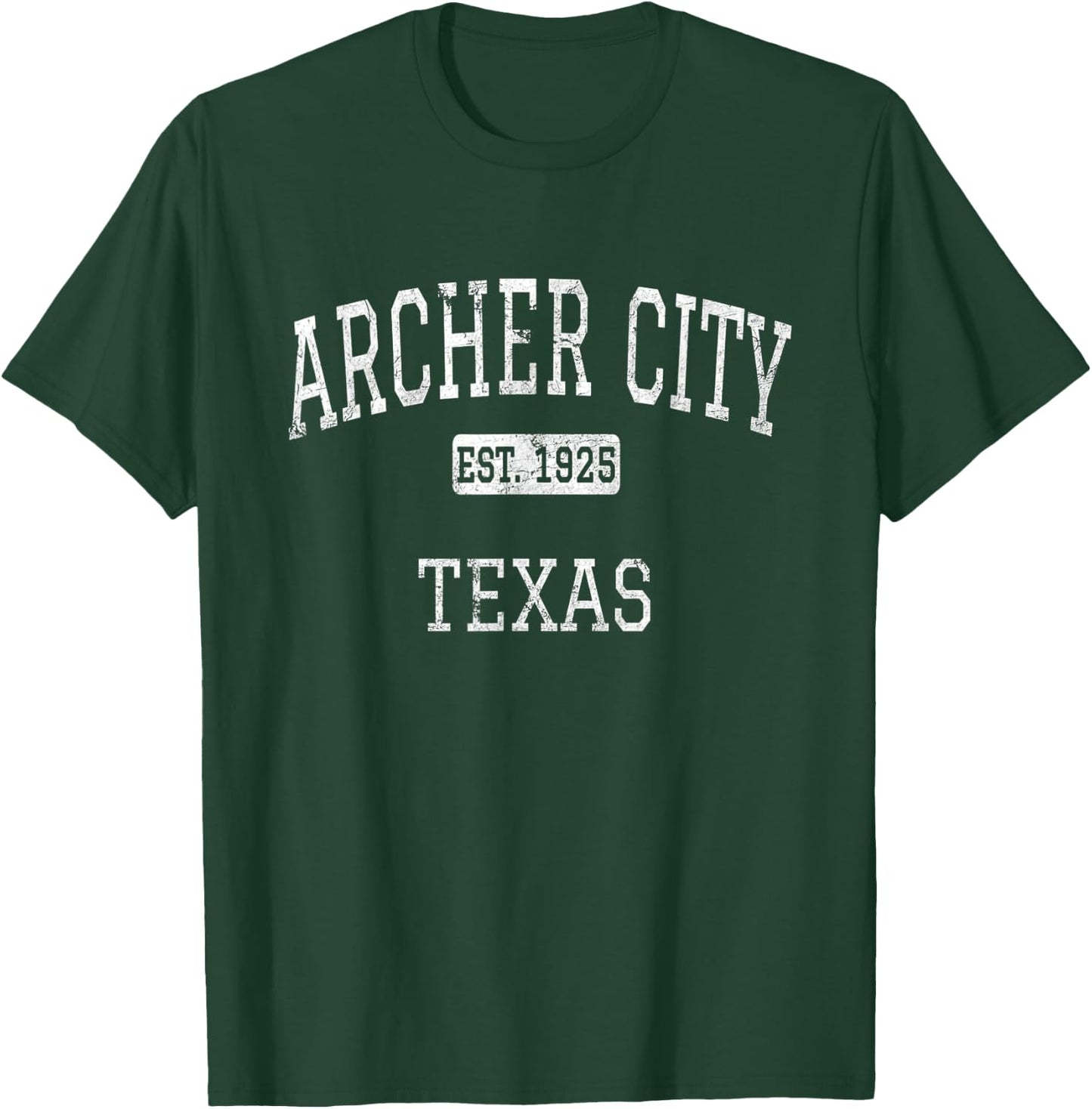 Archer City Texas TX Vintage T-Shirt - T-Shirt | Forest
