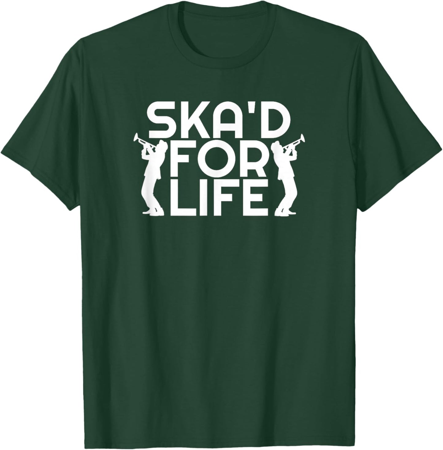 Ska'd For Life Men Women Ska Music T-Shirt - T-Shirt | Forest