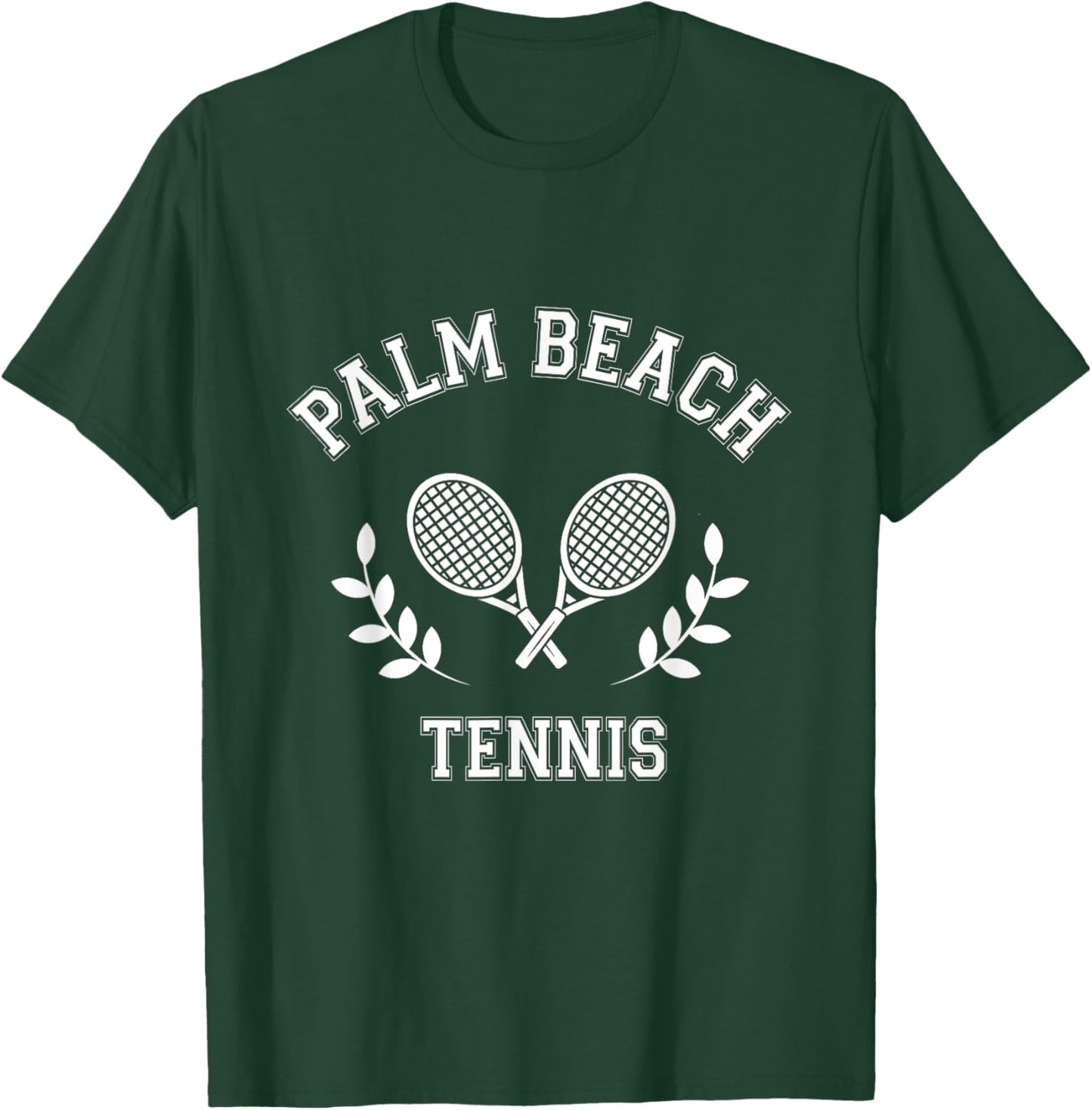 Palm Beach Tennis Men Women T-Shirt - T-Shirt | Forest