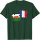Wales France Flag , Black, S T-Shirt - T-Shirt | Forest