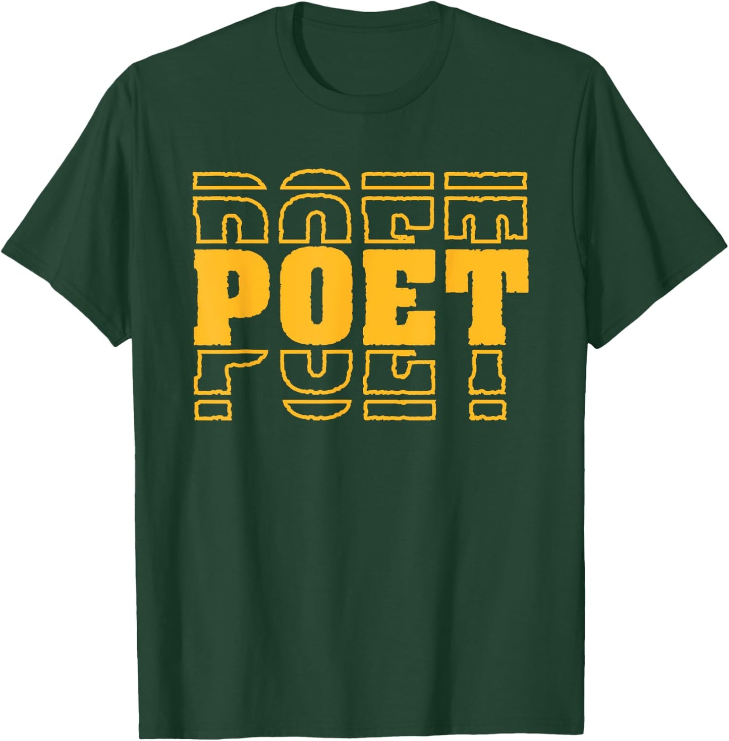 Vintage Poet | Lyrics Literature | Retro Poetry T-Shirt - T-Shirt | Forest