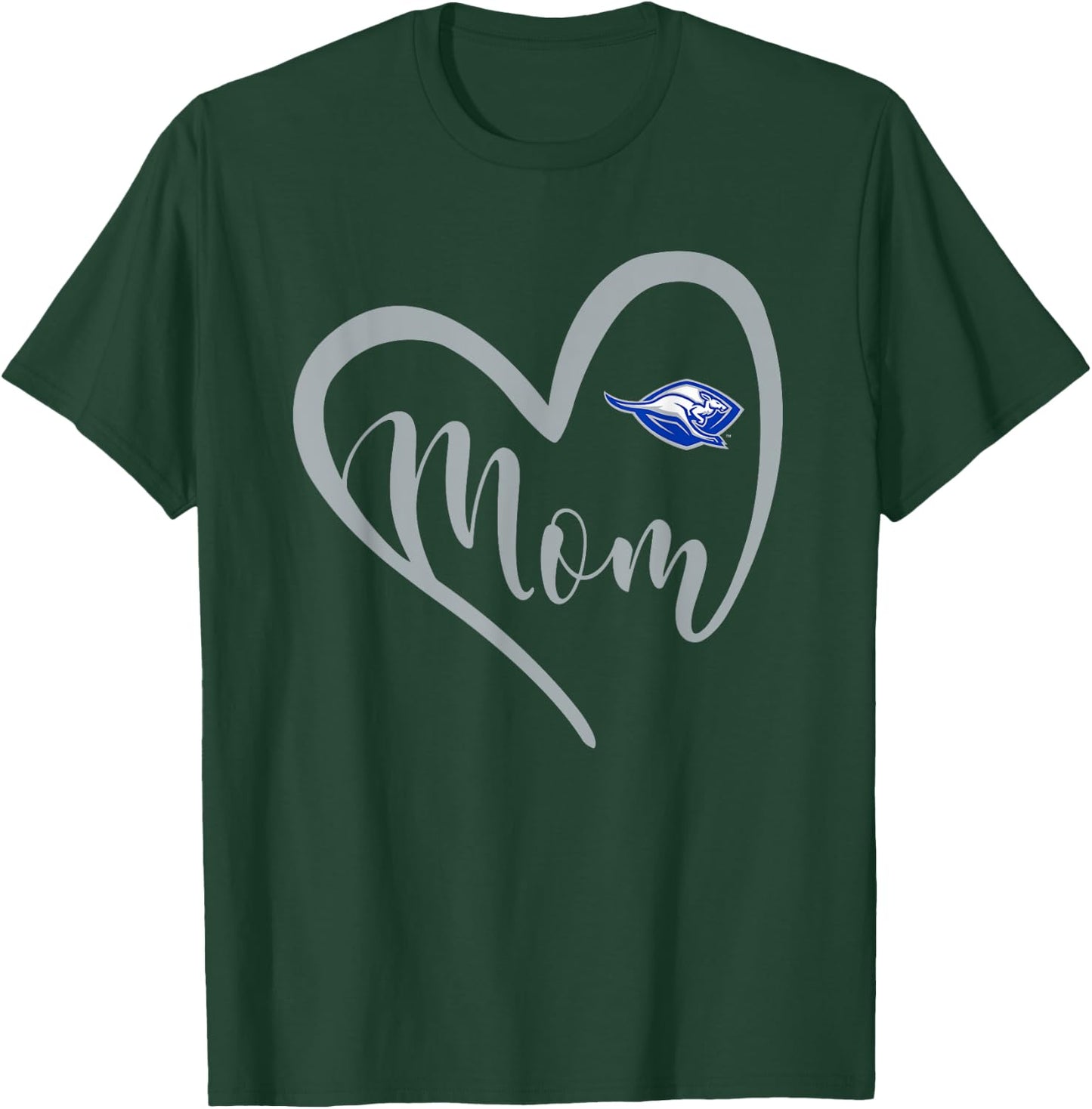 Weatherford Kangaroos Logo Heart Mom HS T-Shirt - T-Shirt | Forest