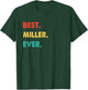 Miller Profession Retro Best Miller Ever T-Shirt - T-Shirt | Forest
