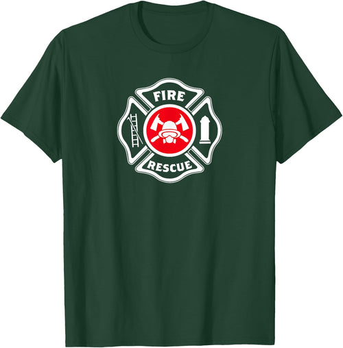Fire & Rescue Maltese Cross Firefighter Gift