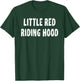 Little Red Riding Hood Matching Couples Costume Halloween T-Shirt - T-Shirt | Forest