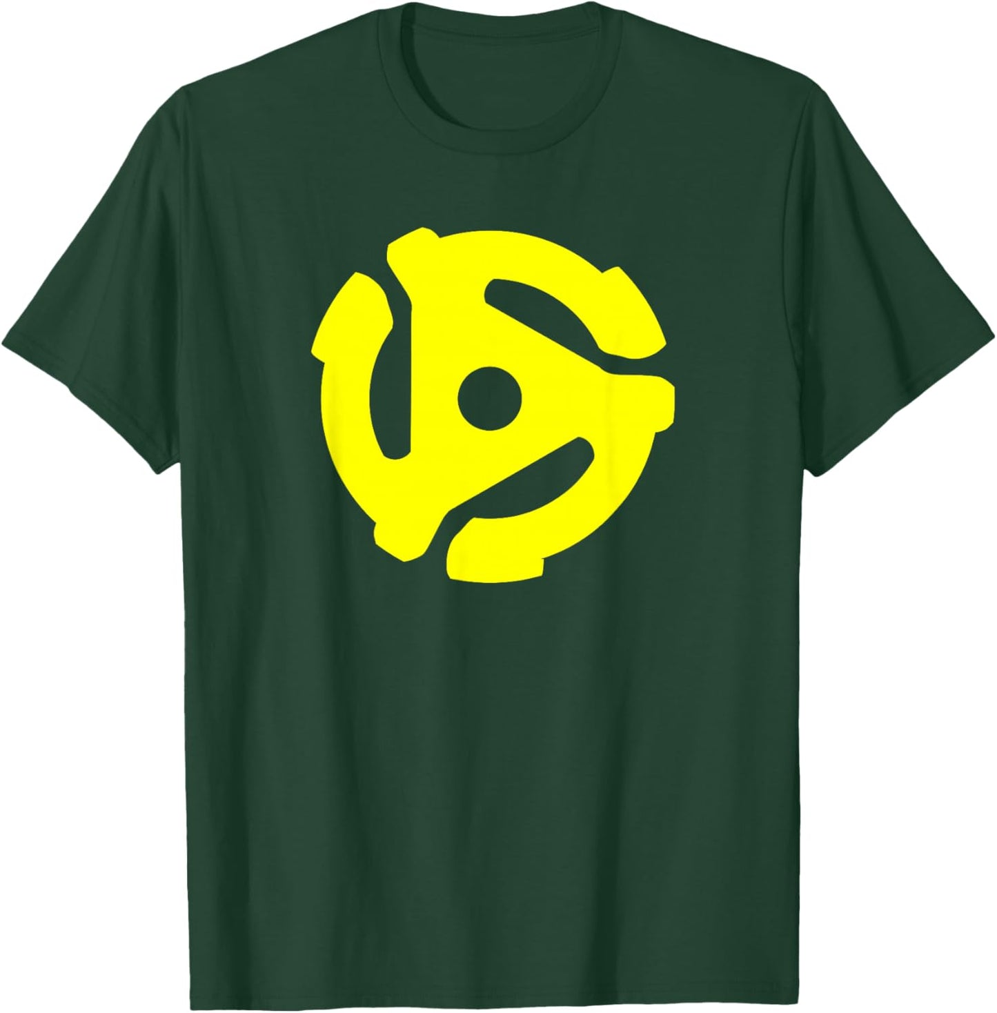 45 RPM Adapter Vinyl Record 45 T-Shirt - T-Shirt | Forest