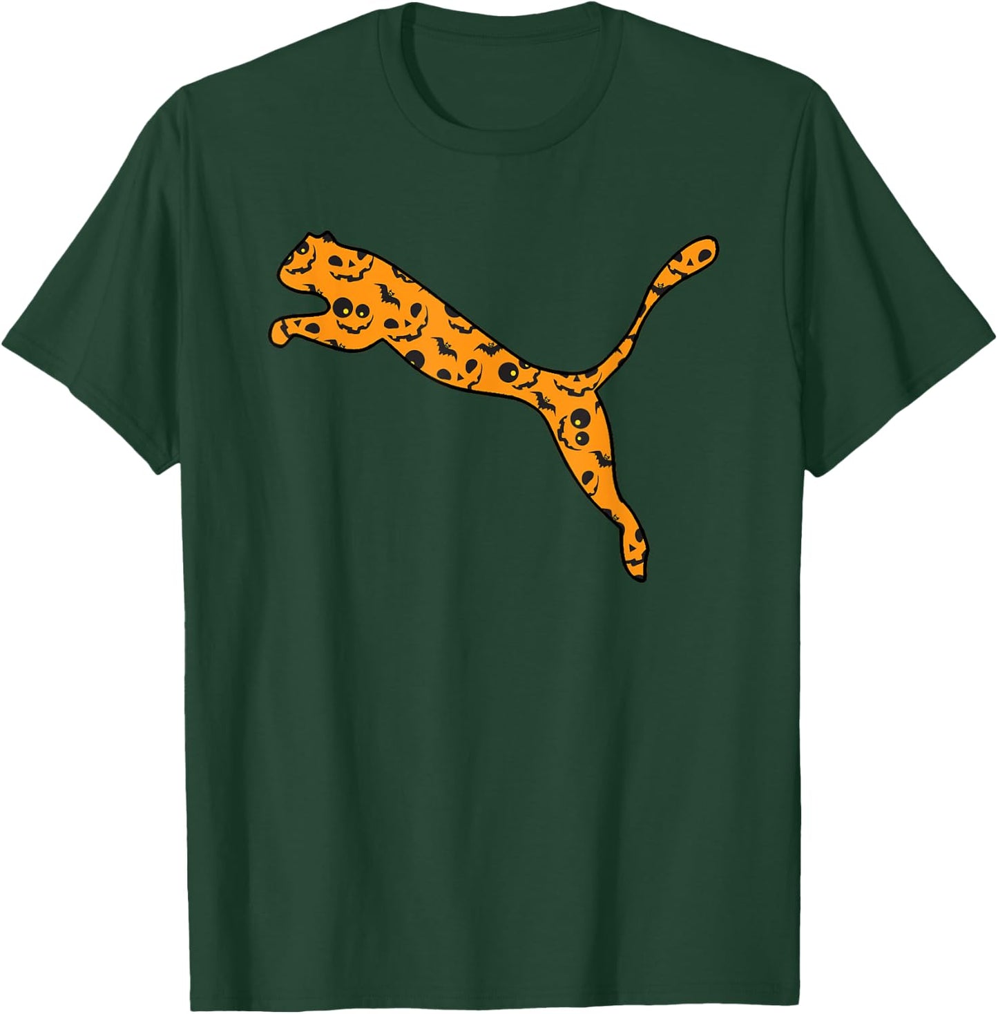 Jaguar Easy Halloween Outfit Panther Lazy Costume Gift T-Shirt - T-Shirt | Forest