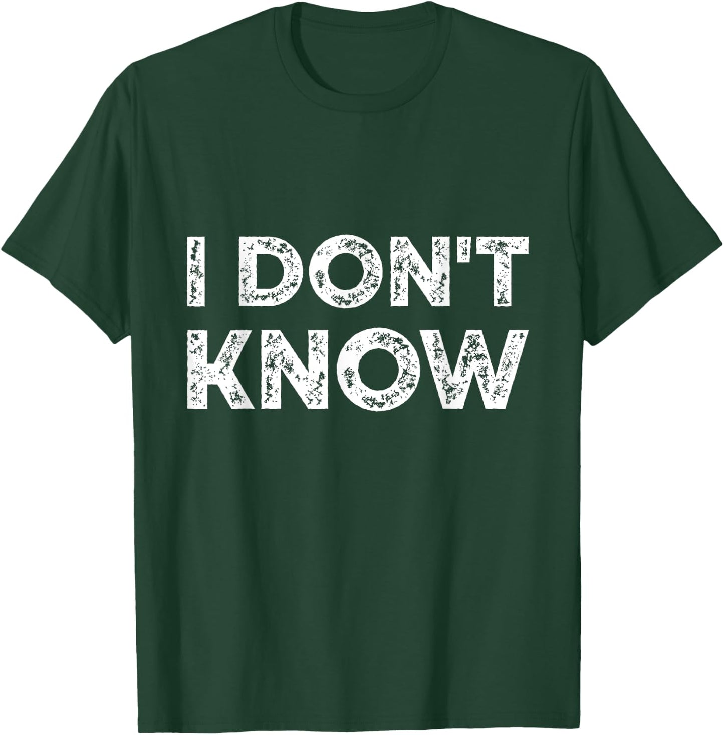 Teacher Shirts - I Don't Know - Funny Gift for Teachers & Workers - Adults - Black - Small - Short Sleeve T-Shirt - T-Shirt | Forest