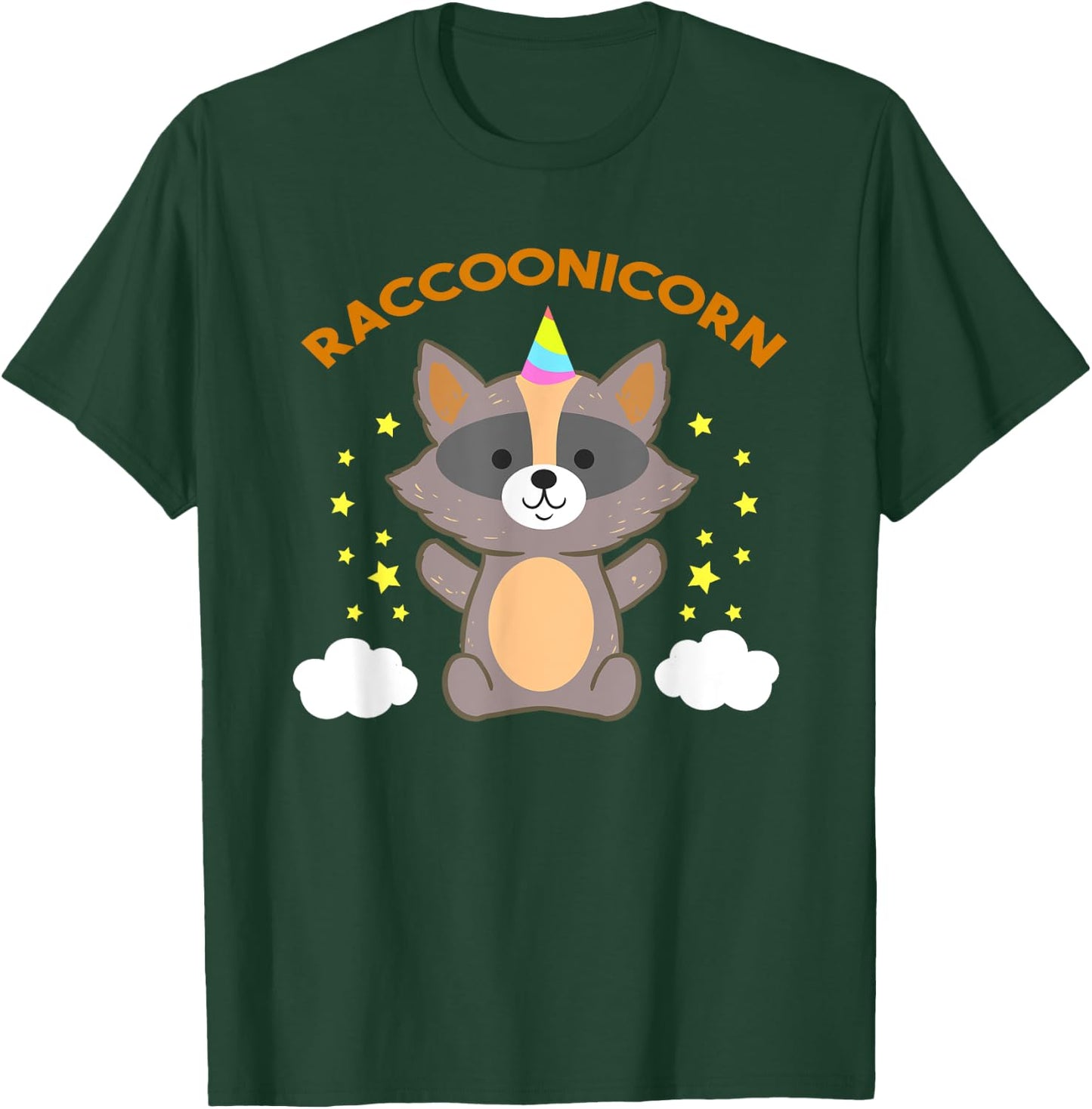 Racoonicorn Shirt - Raccoon Unicorn Trash Panda T-Shirt - T-Shirt | Forest