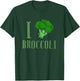 I Love Broccoli Vegan Veggie Lover T-Shirt - T-Shirt | Forest