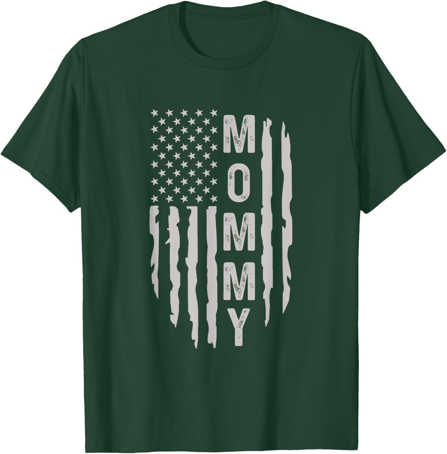 American Mommy USA Flag T-Shirt - T-Shirt | Forest