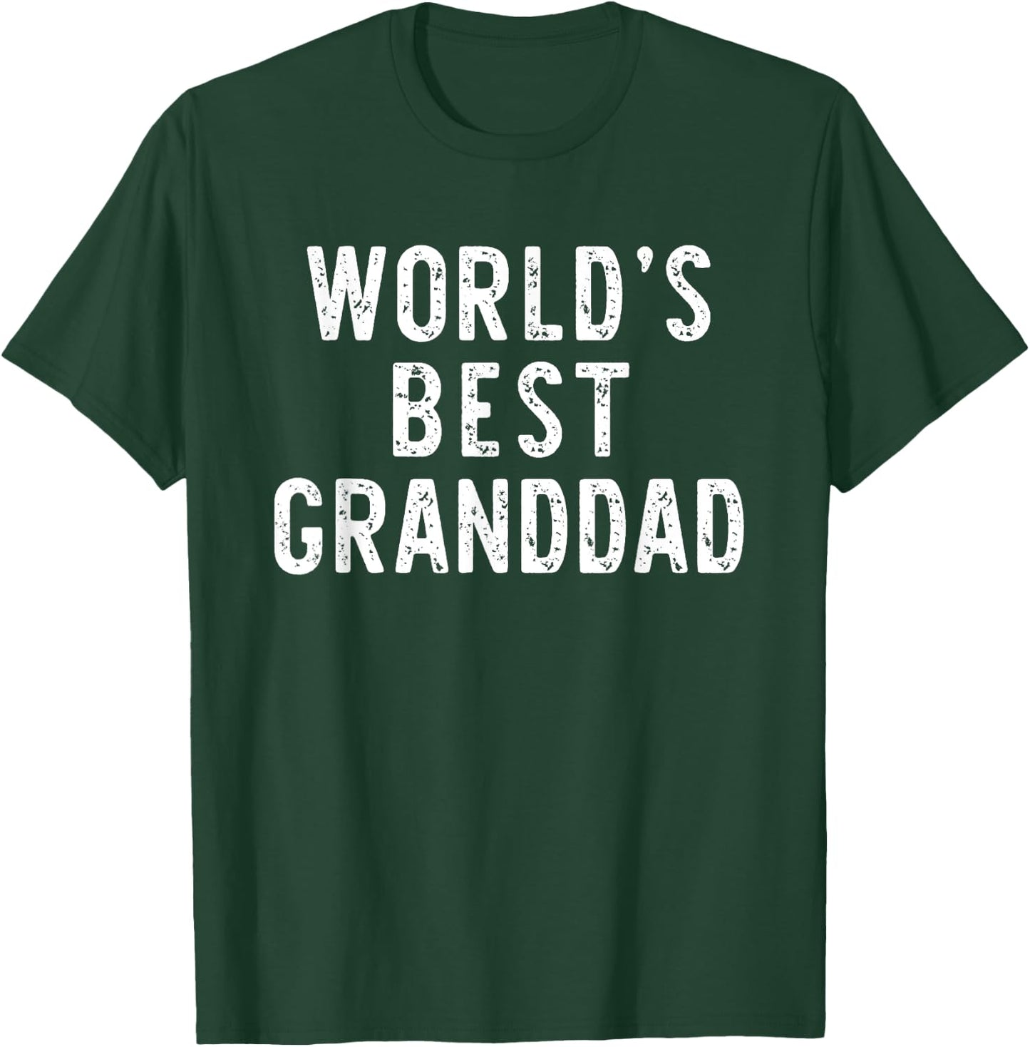 World's Best Granddad Funny Family T-Shirt - T-Shirt | Forest