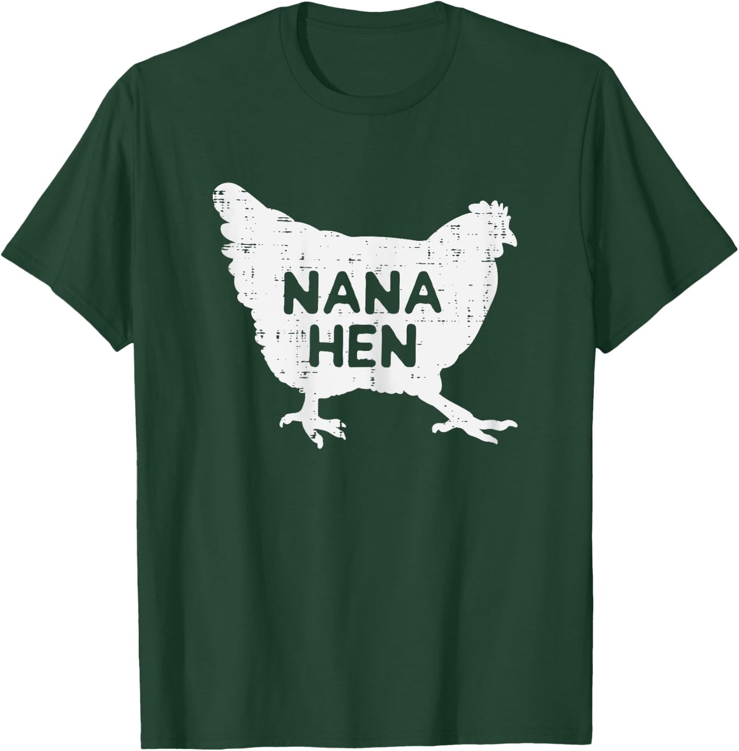 Nana Hen Chicken Mothers Day Farm Farmer Grandma Mimi Women T-Shirt - T-Shirt | Forest