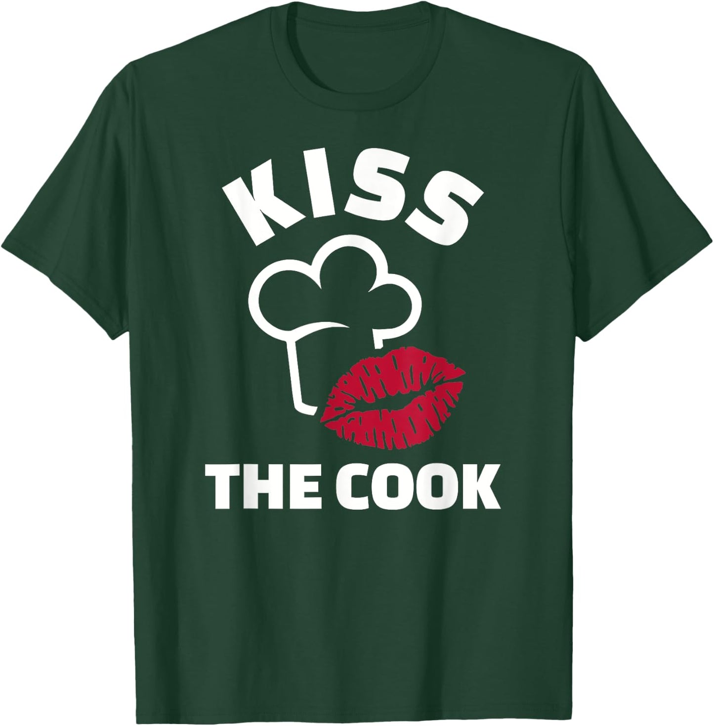 Kiss the cook T-Shirt - T-Shirt | Forest