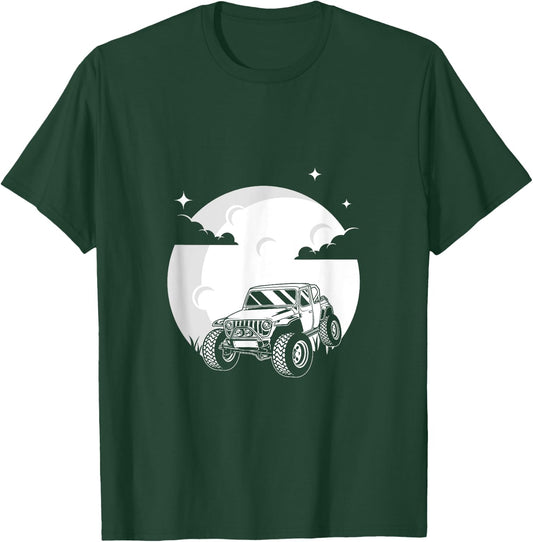 Off Road Moon Off Road Gift 4x4 Dirt T-Shirt - T-Shirt | Forest