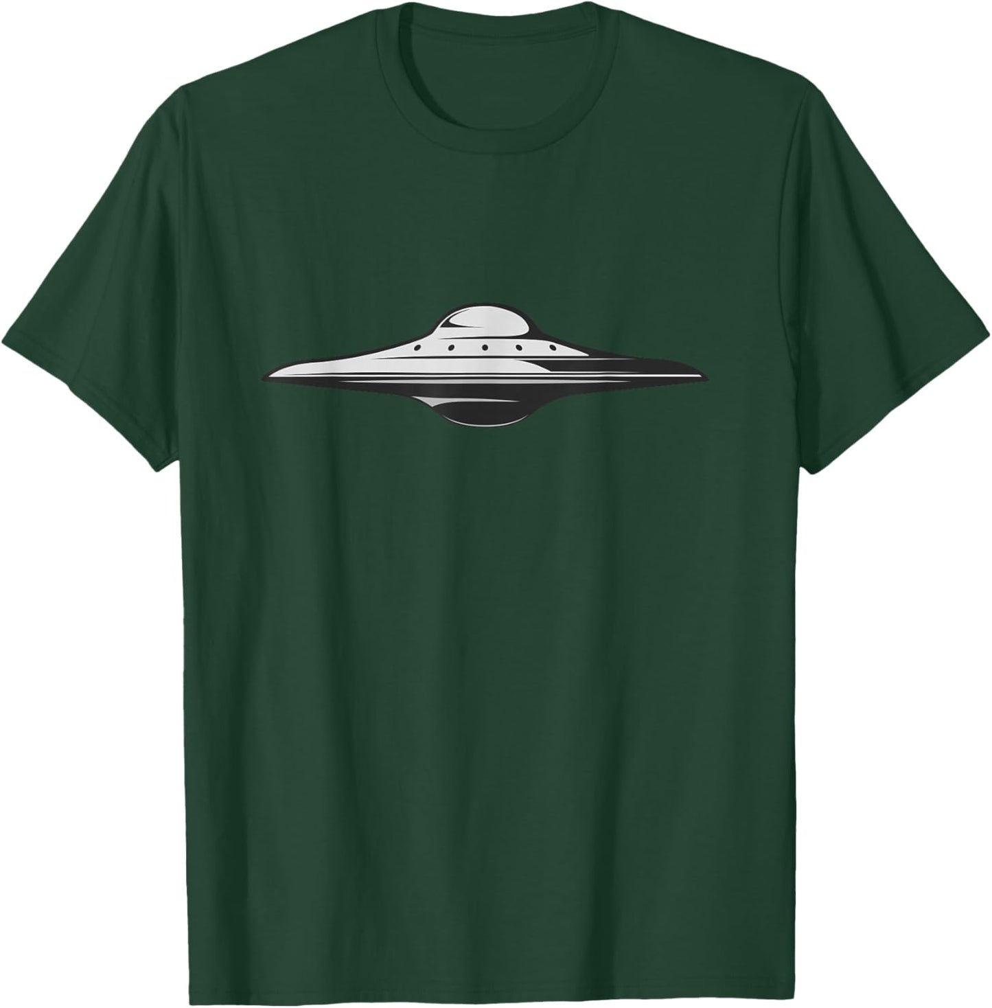UFO UAP Flying Saucer T-Shirt - T-Shirt | Forest