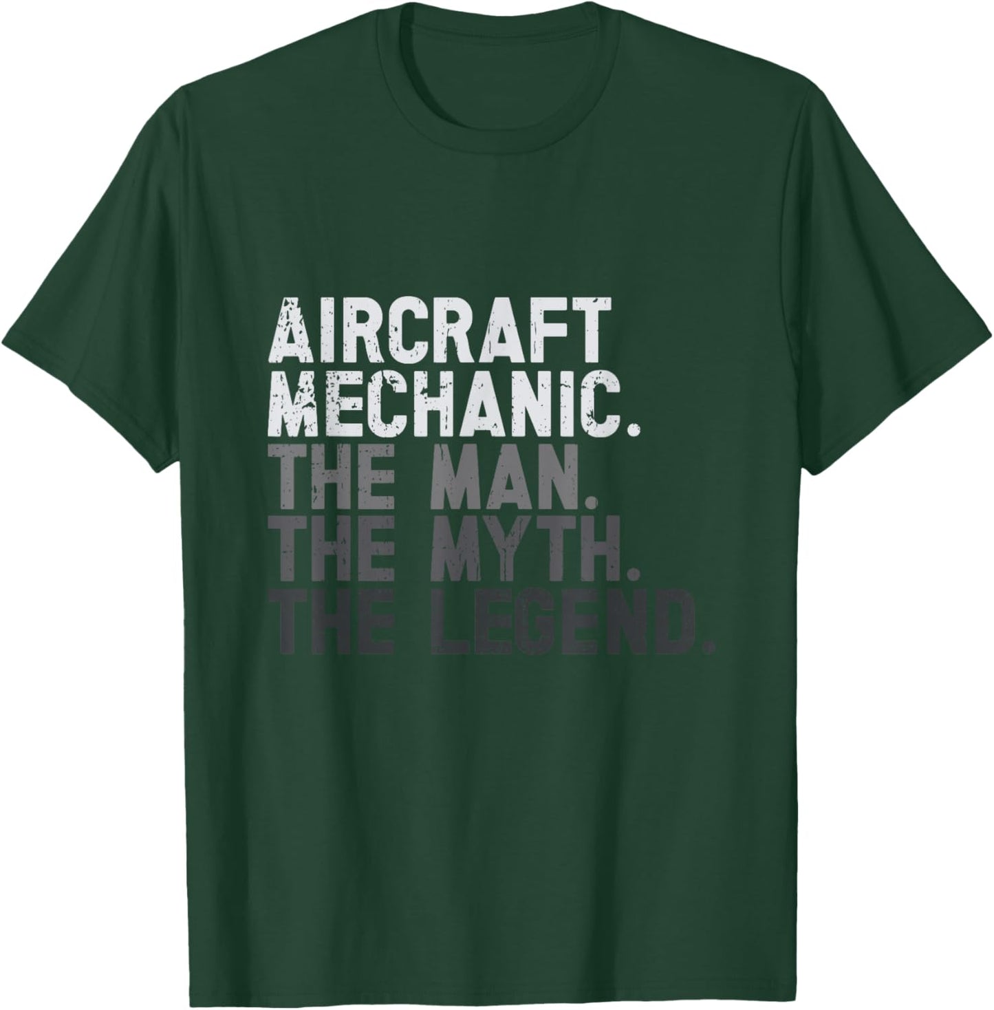 Airplane Mechanic Aircraft Maintenance Pilot Technician T-Shirt - T-Shirt | Forest