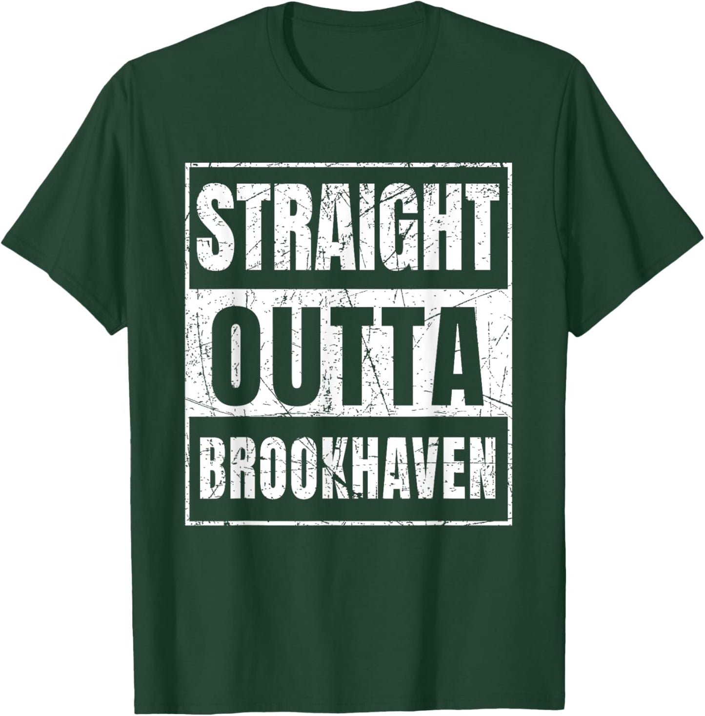 Straight Outta Brookhaven Georgia T-Shirt - T-Shirt | Forest