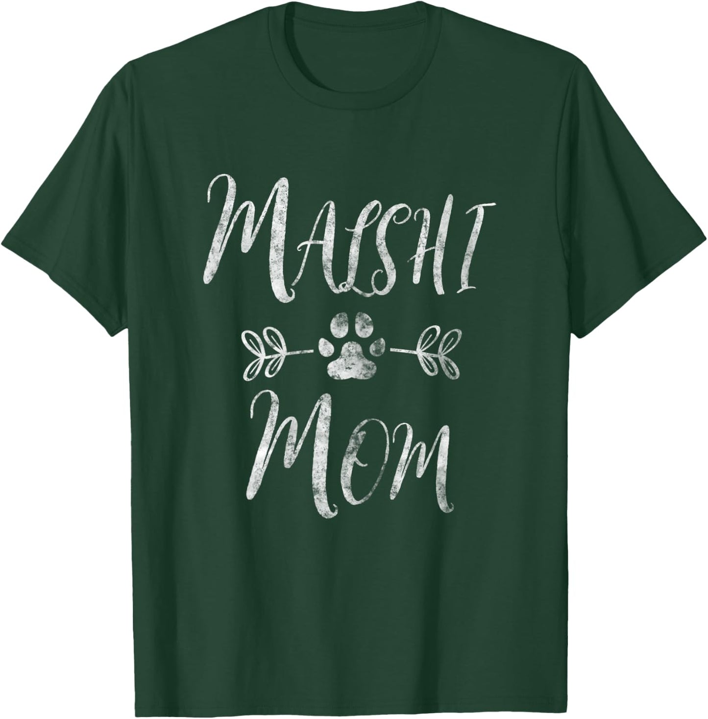 Malshi Mom Shirt Mal-Shi Lover Owner Malt-Tzu Dog Mom Women T-Shirt - T-Shirt | Forest
