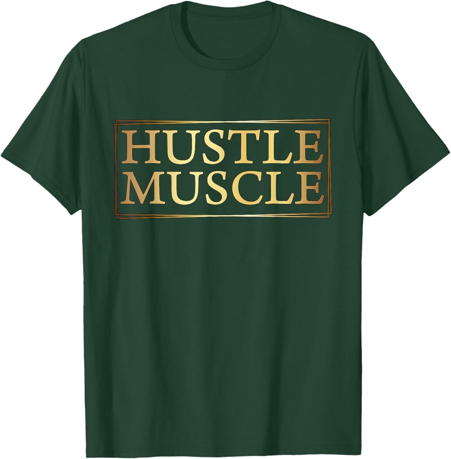 Hustle Muscle Fitness Gym T-Shirt - T-Shirt | Forest