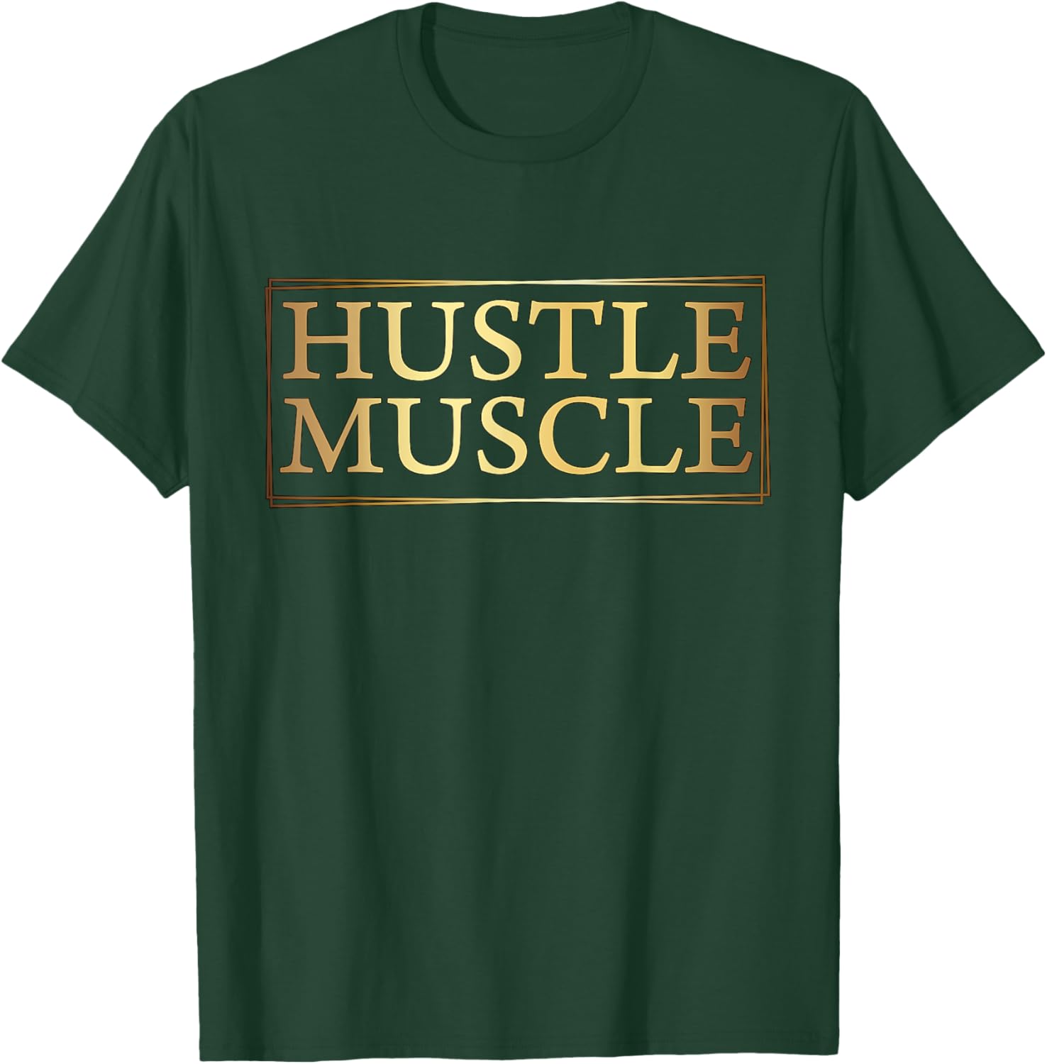 Hustle Muscle Fitness Gym T-Shirt - T-Shirt | Forest