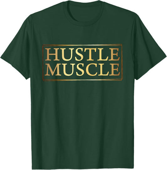 Hustle Muscle Fitness Gym T-Shirt - T-Shirt | Forest