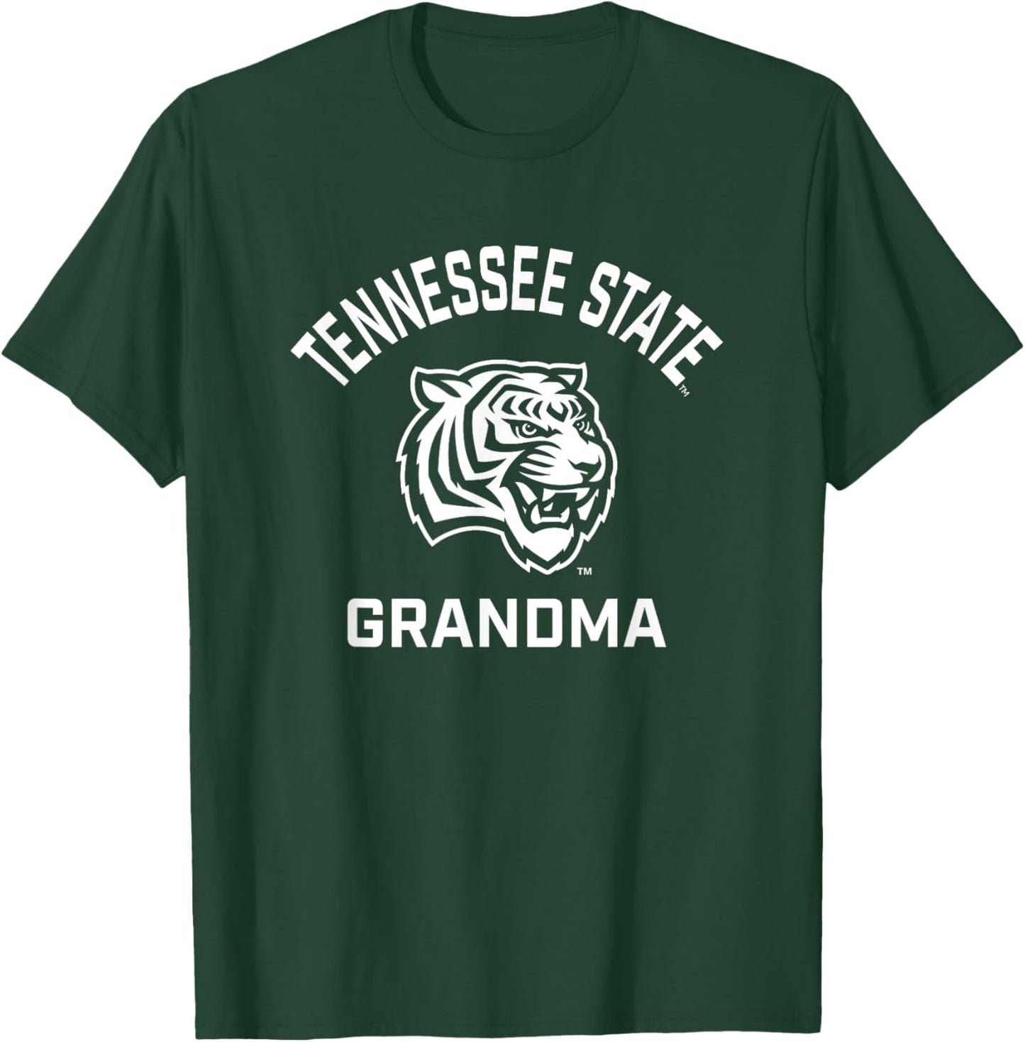 Tennessee State University TSU Tigers Arched Grandma T-Shirt - T-Shirt | Forest