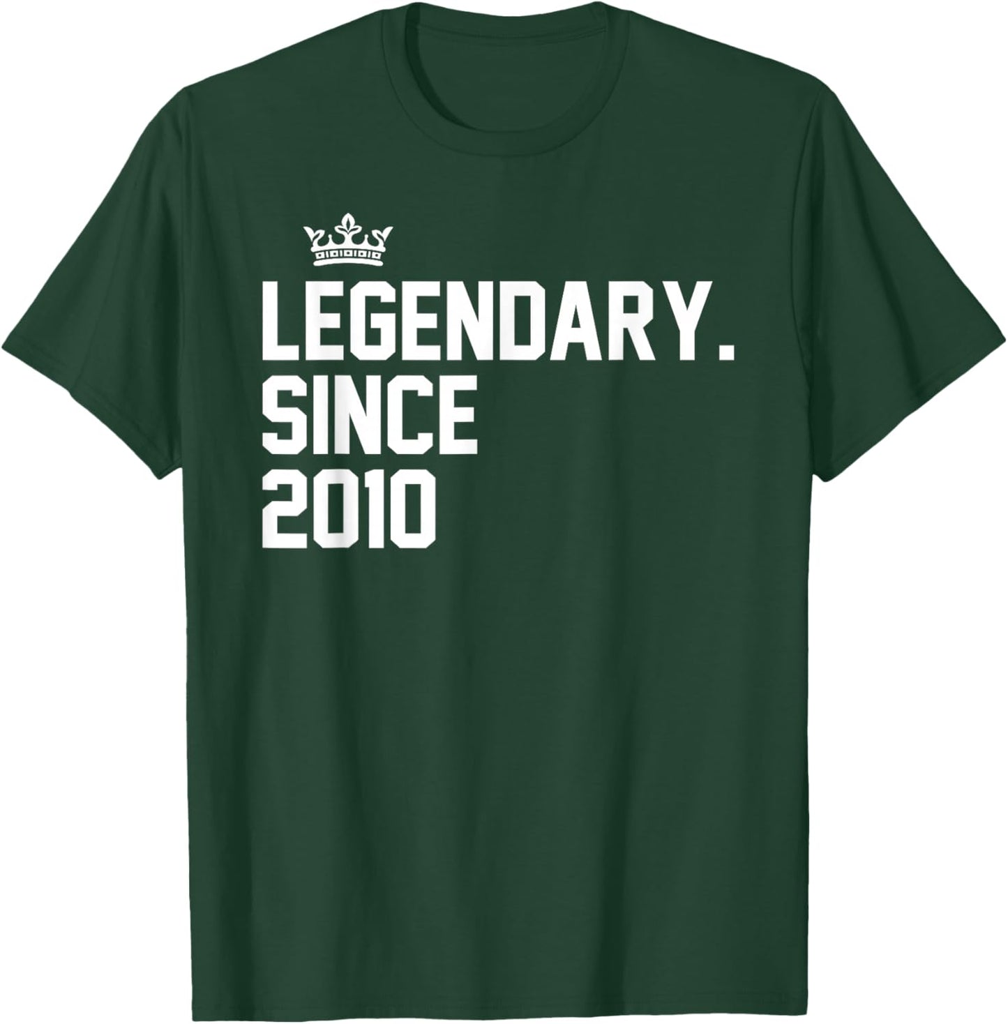 Retro Legendary Since 2010 15th Birthday 15 Year Old T-Shirt - T-Shirt | Forest
