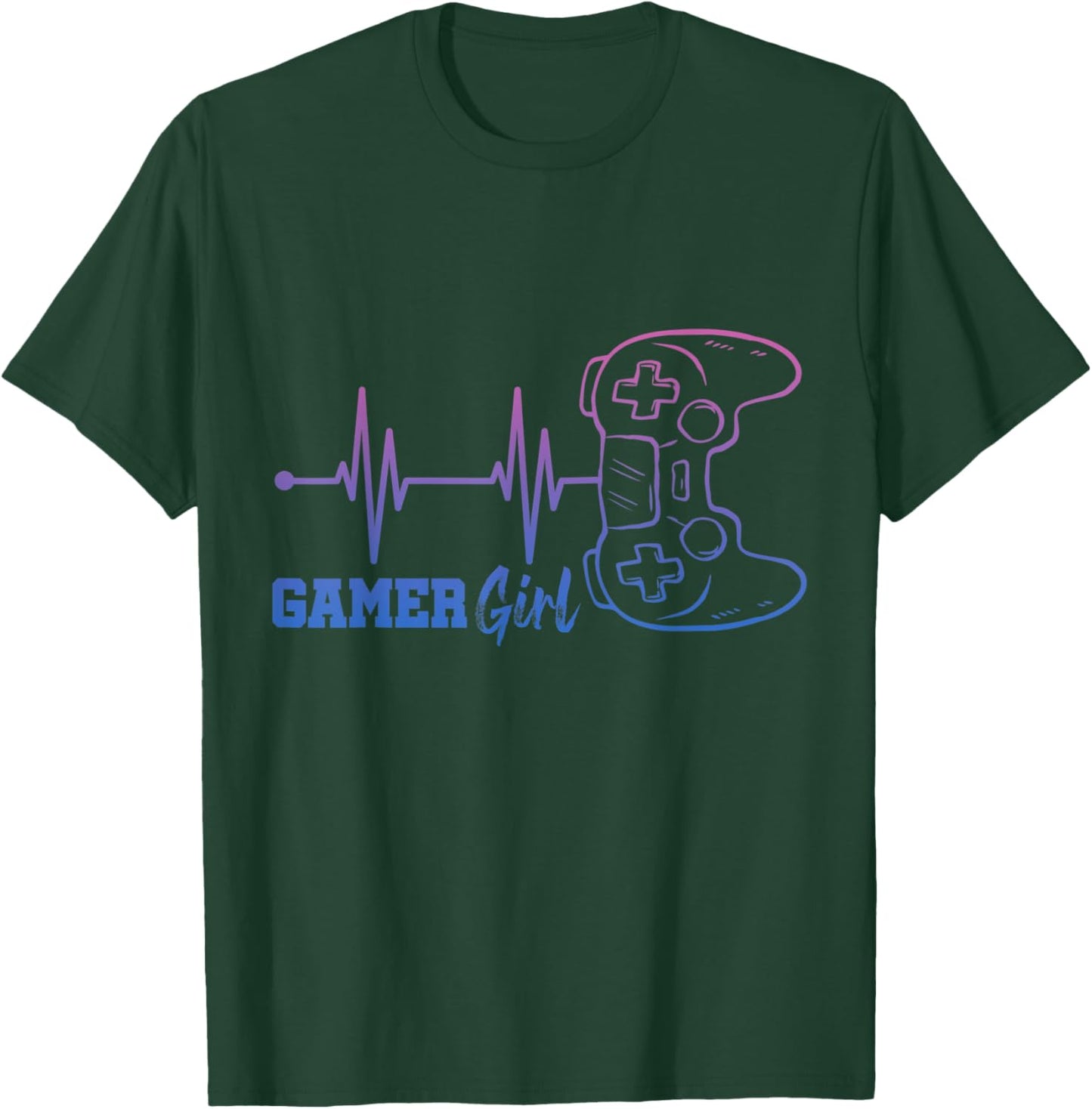 Gamer Girl Gaming T-Shirt - T-Shirt | Forest