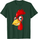 Rooster Chicken Face Cockfighting Bird Halloween Costume T-Shirt - T-Shirt | Forest