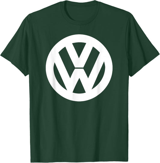 Volkswagen Classic White VW Logo T-Shirt - T-Shirt | Forest