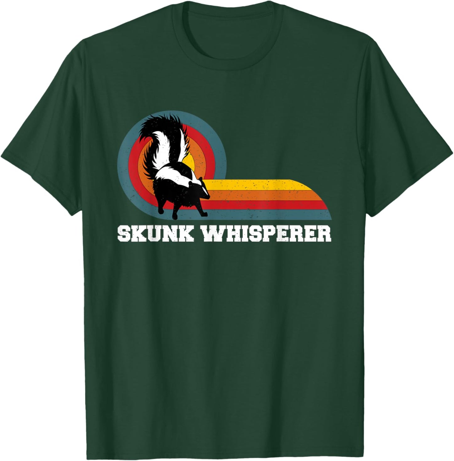 Skunk Whisperer | Funny Pet Skunks T-Shirt - T-Shirt | Forest