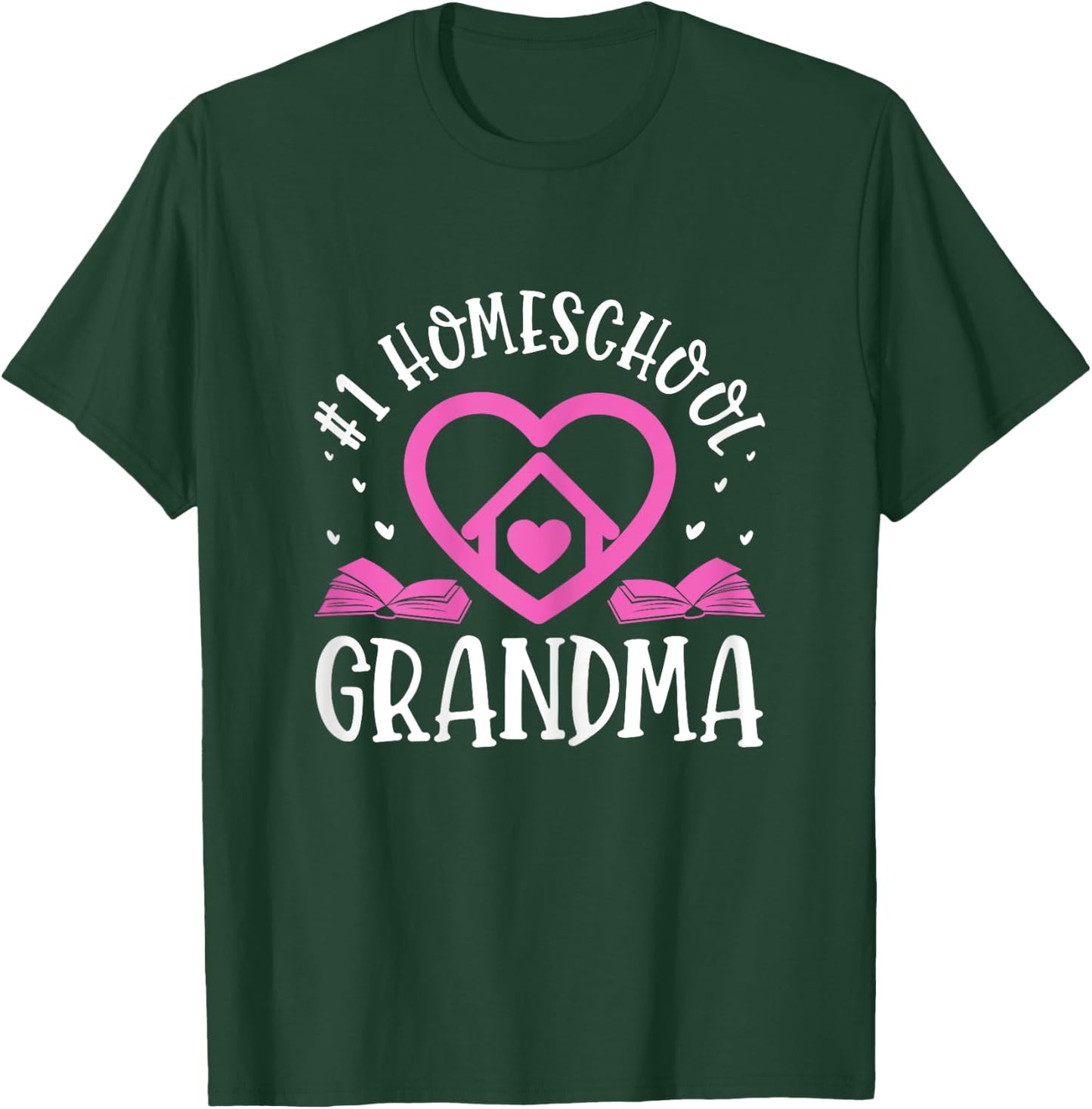 Homeschool Grandma Homeschooling Grandmother T-Shirt - T-Shirt | Forest