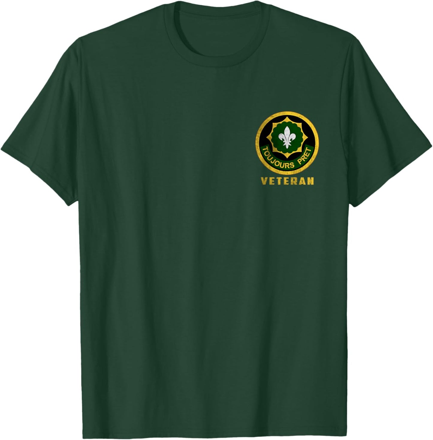 2nd Armored Cavalry Toujours Pret Veteran Papa Father Day T-Shirt - T-Shirt | Forest