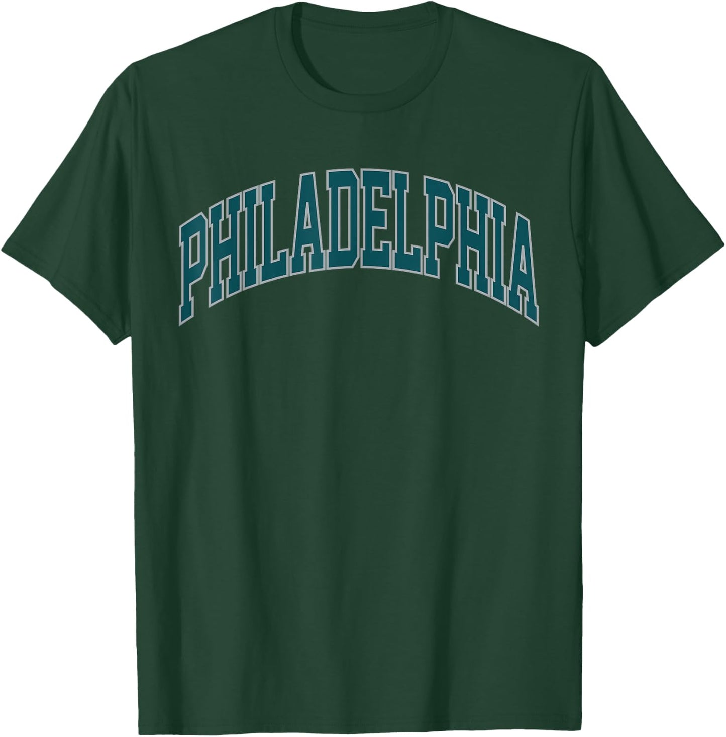Retro Philadelphia Souvenir Classic Philadelphia Green T-Shirt - T-Shirt | Forest