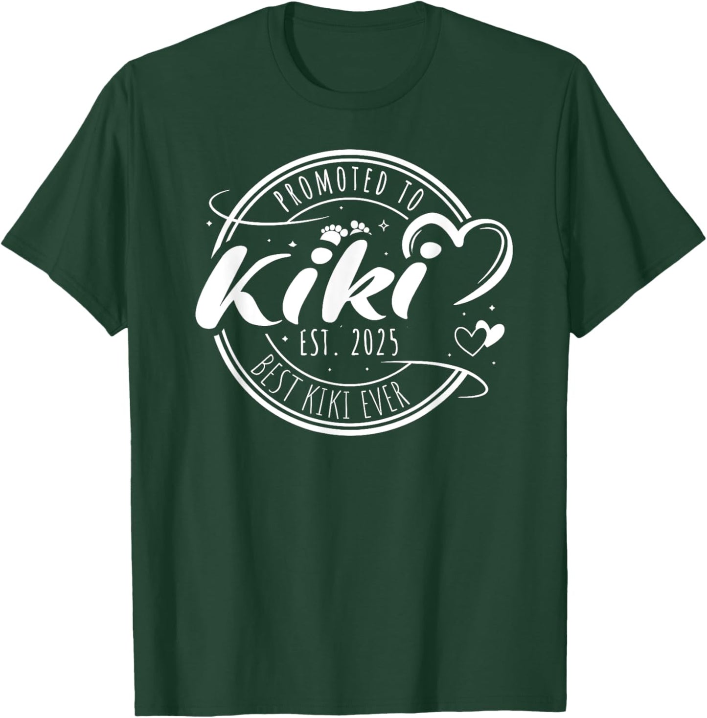 Promoted To Kiki Est 2025 Soon To Be Kiki Mother's Day T-Shirt - T-Shirt | Forest