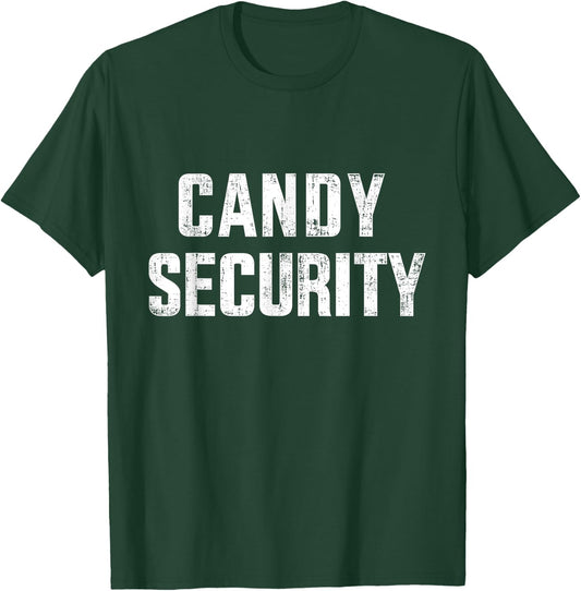 Funny candy security lazy halloween costume T-Shirt - T-Shirt | Forest