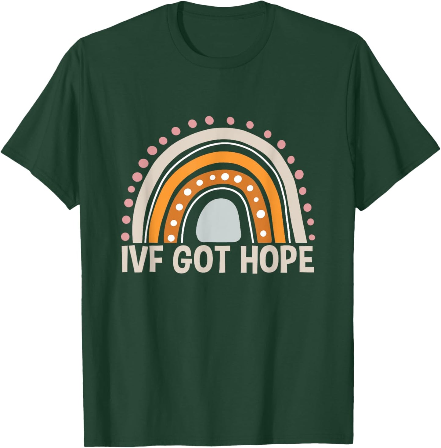 Ivf Got Hope Ivf-Warrior Ivf Baby Announcement Boho Rainbow T-Shirt - T-Shirt | Forest