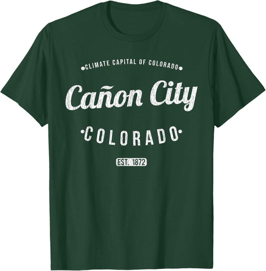 Canon City Colorado Retro Vintage Souvenir CO Canon City T-Shirt - T-Shirt | Forest