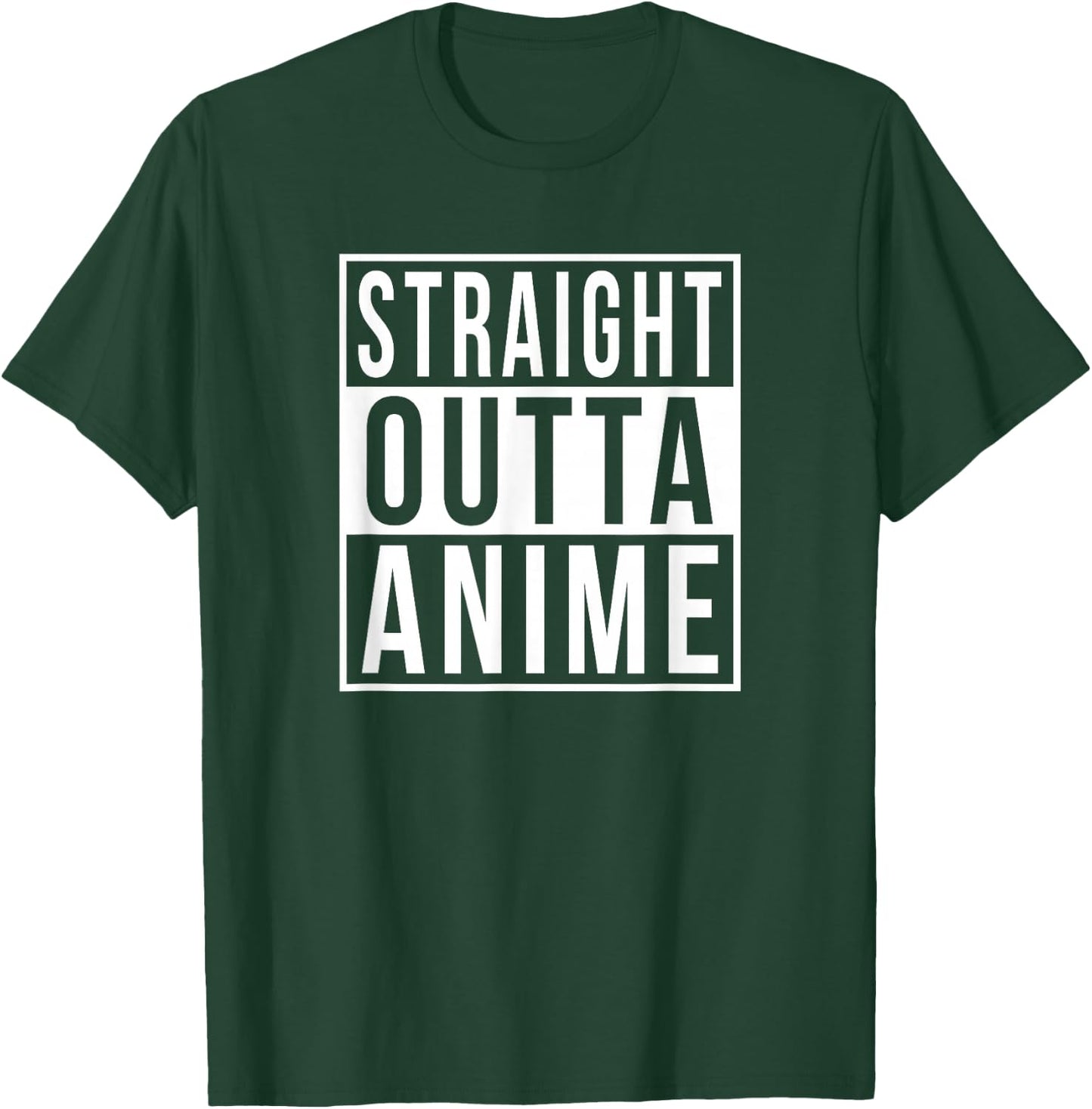 Straight Outta Anime T-Shirt - T-Shirt | Forest