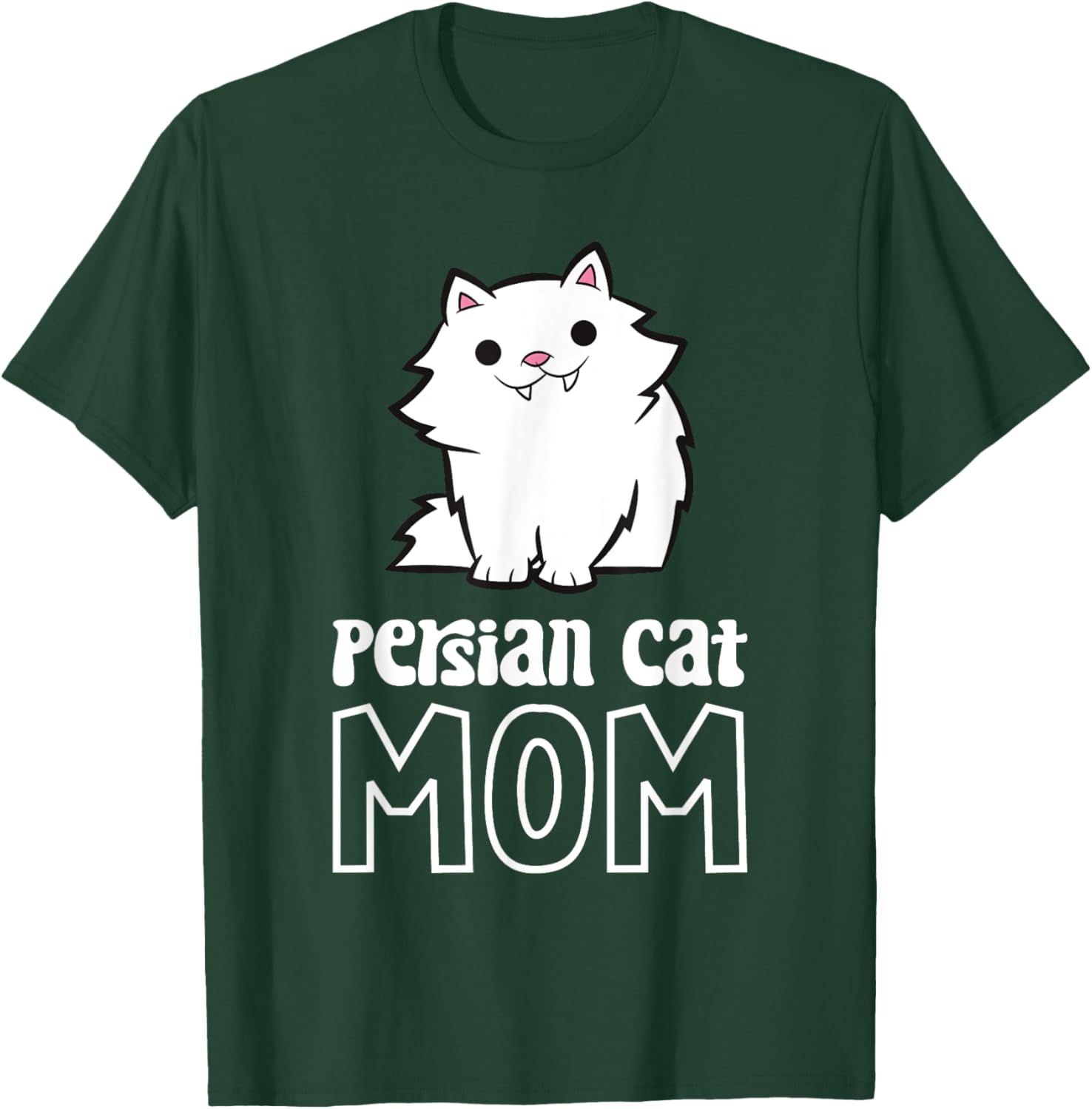 Persian Cat Mom Women Kids T-Shirt - T-Shirt | Forest